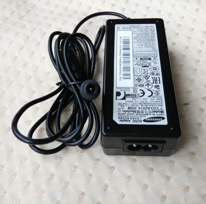 Original OEM Samsung C24F396FHE LED Monitor A2514_KSM 14V 1.786A AC Adapter&Cord