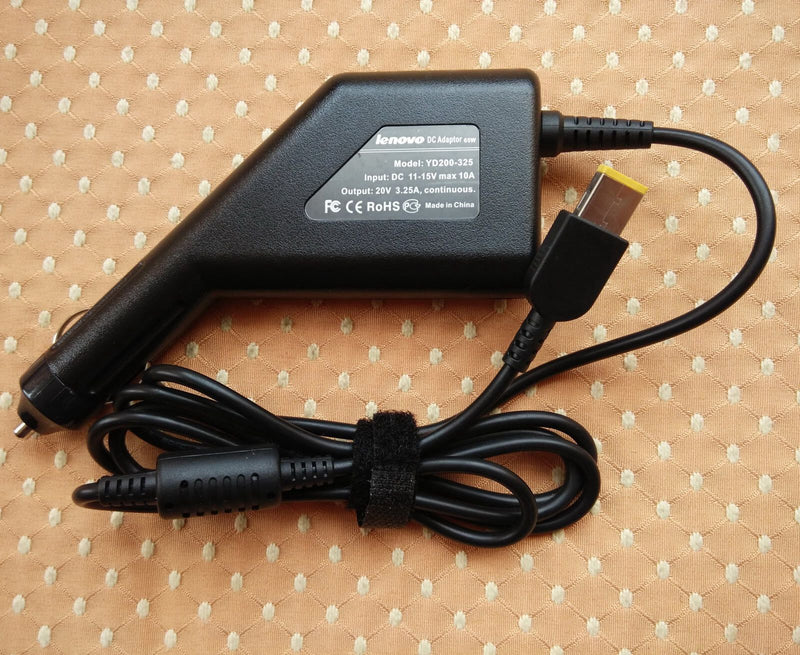 New Original 65W Car Charger for Lenovo ThinkPad X1 Carbon 20A7-0037US Ultrabook