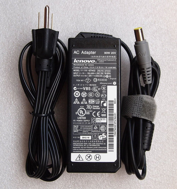 Genuine 90W AC Adapter Power Cord for Lenovo ThinkPad X201 X220 X220i X300 X301